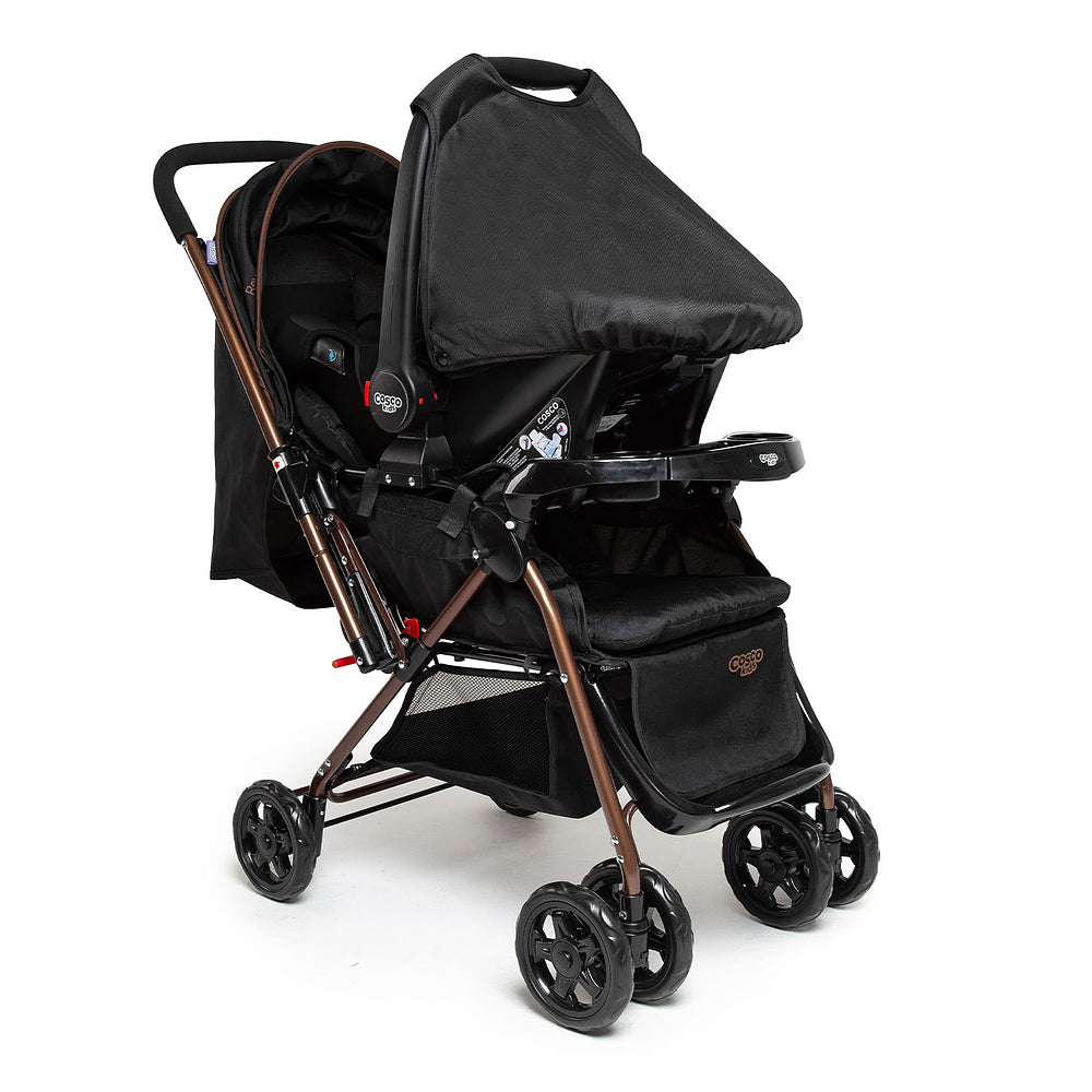 Travel System Reverse Duo + Kit Premium: Mosquiteiro & Organizador