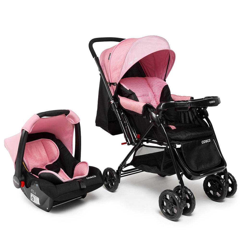 Travel System Reverse Duo + Kit Premium: Mosquiteiro & Organizador