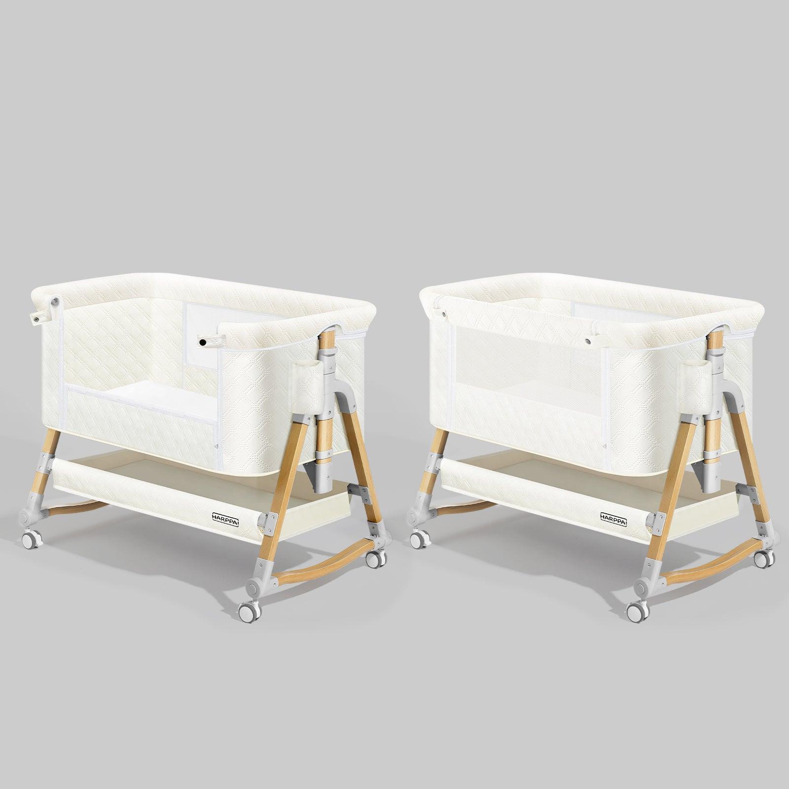 Berço Portátil HARPPA Cuddly + Kit Bebê 15 Itens – Enxoval Completo + Banho