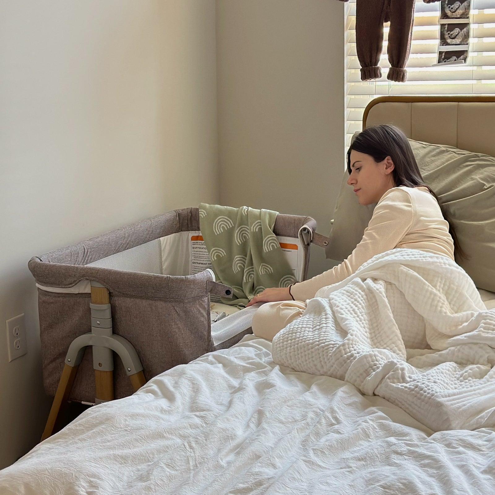 Berço Portátil HARPPA Cuddly + Kit Bebê 15 Itens – Enxoval Completo + Banho