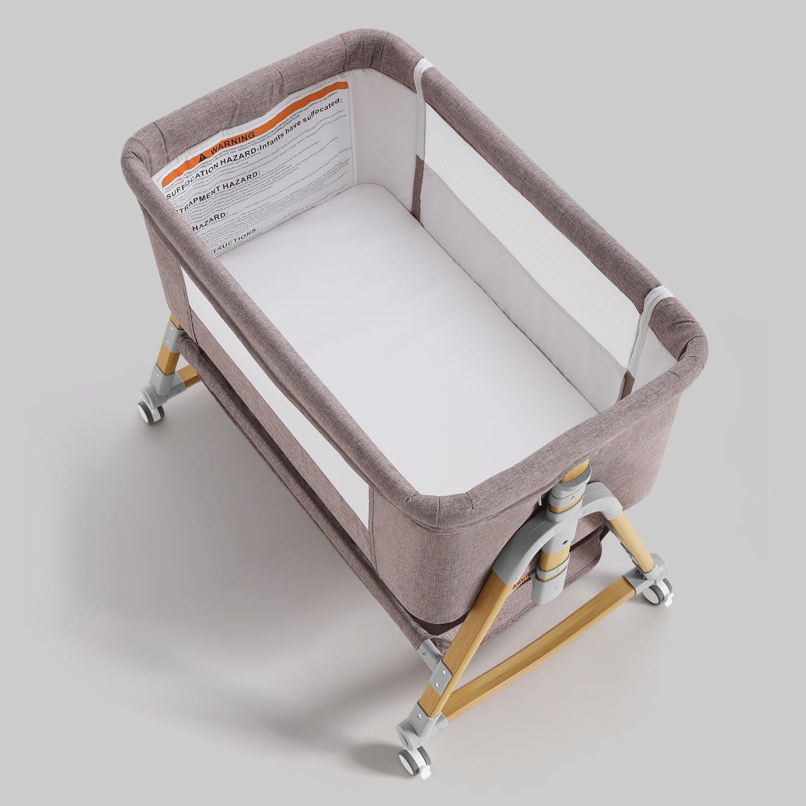 Berço Portátil HARPPA Cuddly + Kit Bebê 15 Itens – Enxoval Completo + Banho