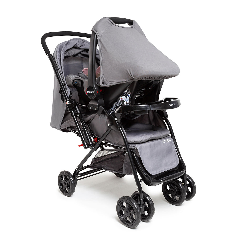 Travel System Reverse Duo + Kit Premium: Mosquiteiro & Organizador