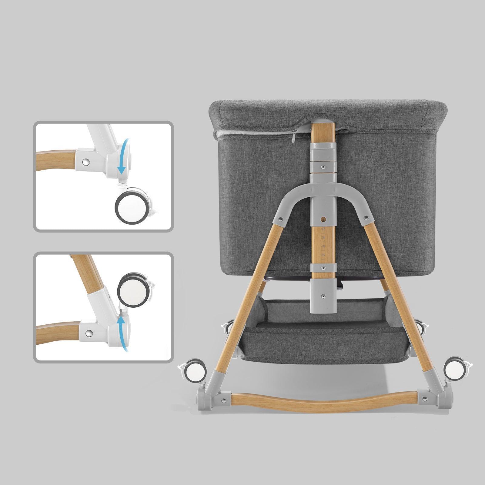 Berço Portátil HARPPA Cuddly + Kit Bebê 15 Itens – Enxoval Completo + Banho