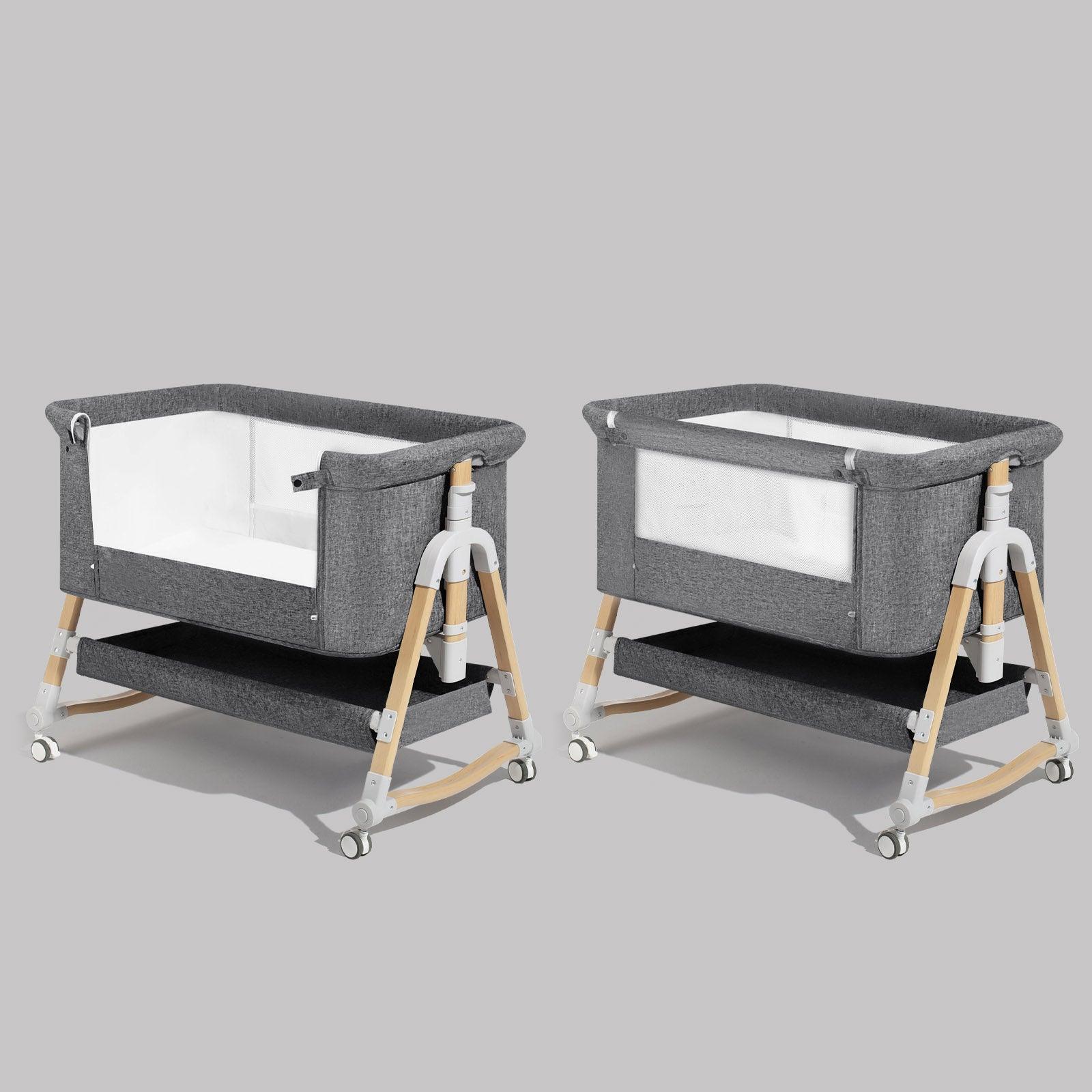 Berço Portátil HARPPA Cuddly + Kit Bebê 15 Itens – Enxoval Completo + Banho