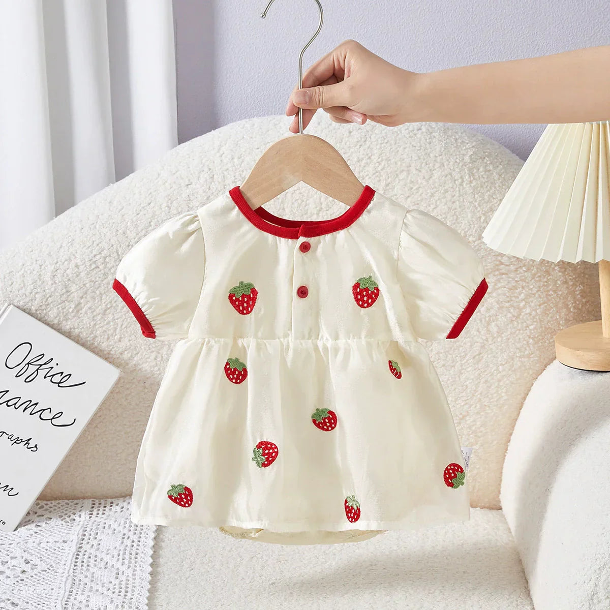 Vestido Infantil Moranguinhos