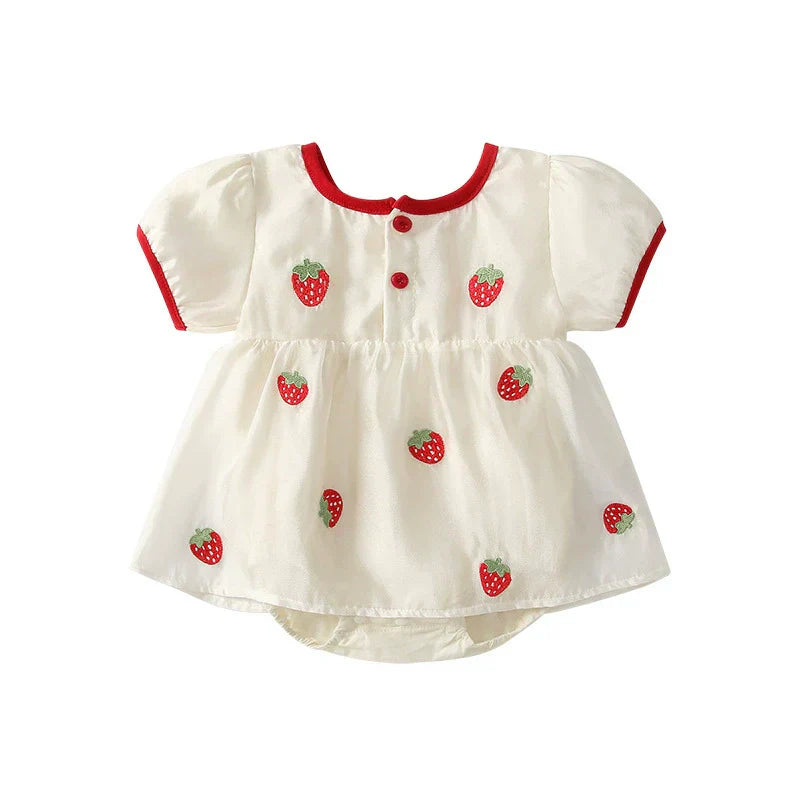 Vestido Infantil Moranguinhos