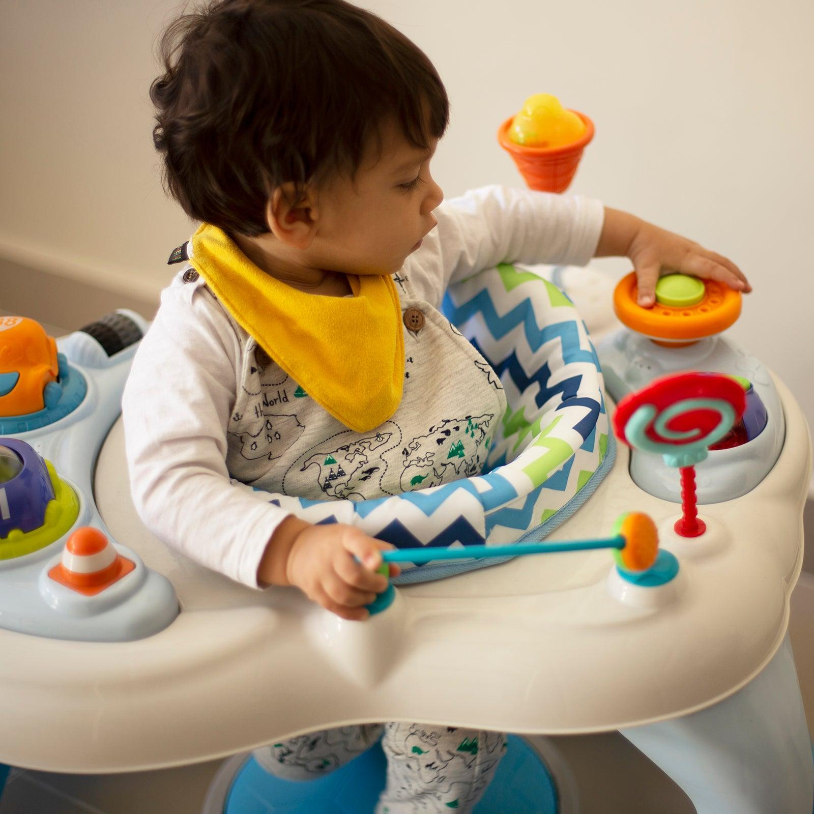 Andador Infantil Goal Walker 4 em 1 - BABYLIFEAndadorMinha lojaBABYLIFEIMP01358AzulAndador Infantil Goal Walker 4 em 1