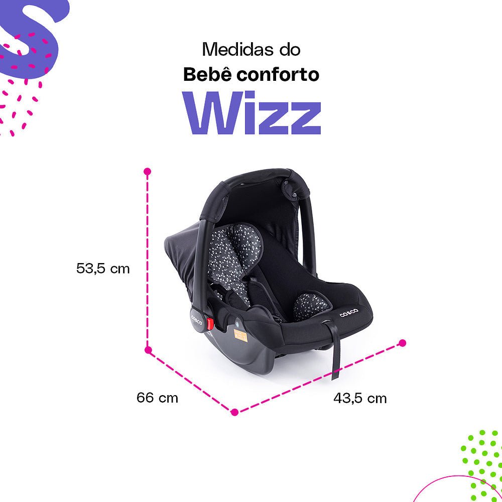 Bebê Conforto Wizz - BABYLIFEBebê ConfortoMinha lojaBABYLIFECAX00853Preto RajadoBebê Conforto Wizz