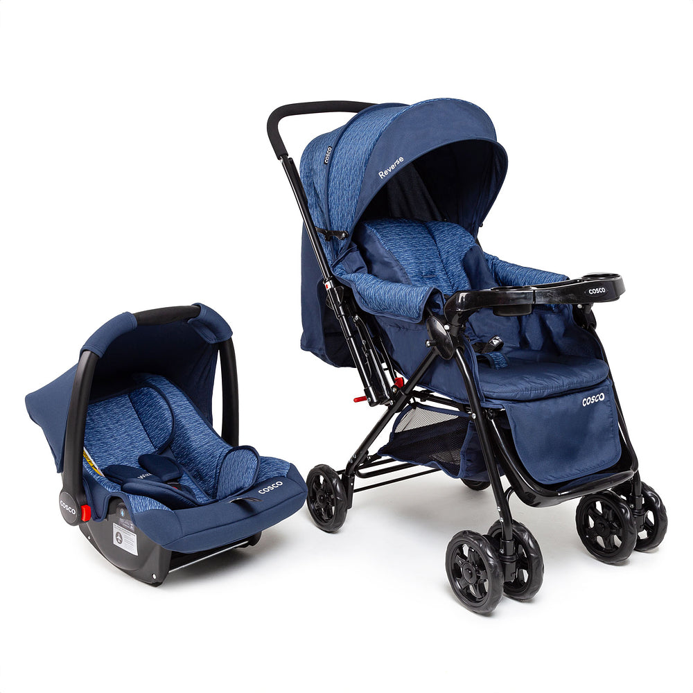 Travel System Reverse Duo + Kit Premium: Mosquiteiro & Organizador