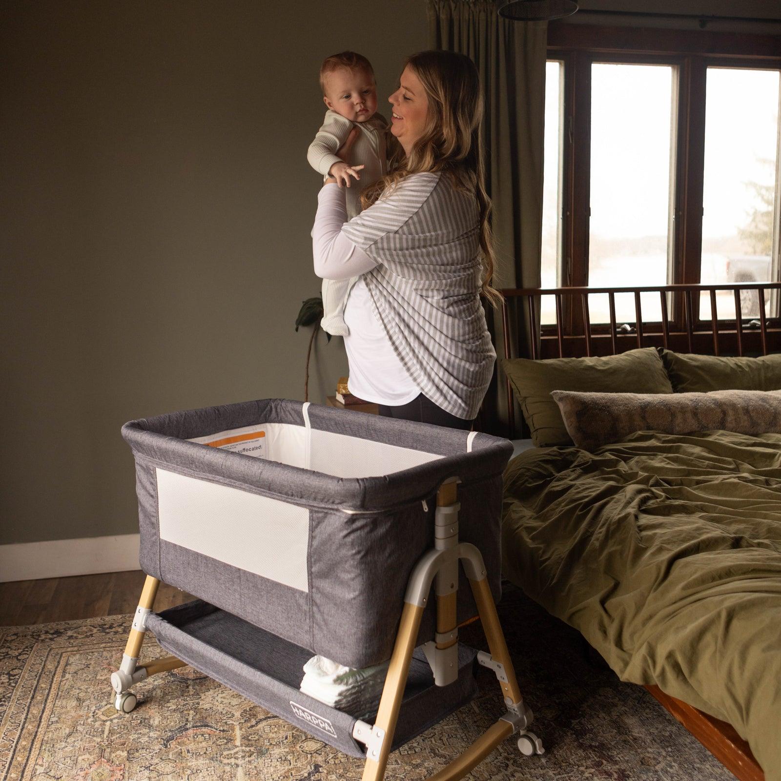 Berço Portátil HARPPA Cuddly + Kit Bebê 15 Itens – Enxoval Completo + Banho - BABYLIFEBaby Bassinet Bedside SleeperMinha lojaBABYLIFEHABC0003GY784365882715CinzaBerço Portátil HARPPA Cuddly + Kit Bebê 15 Itens – Enxoval Completo + Banho