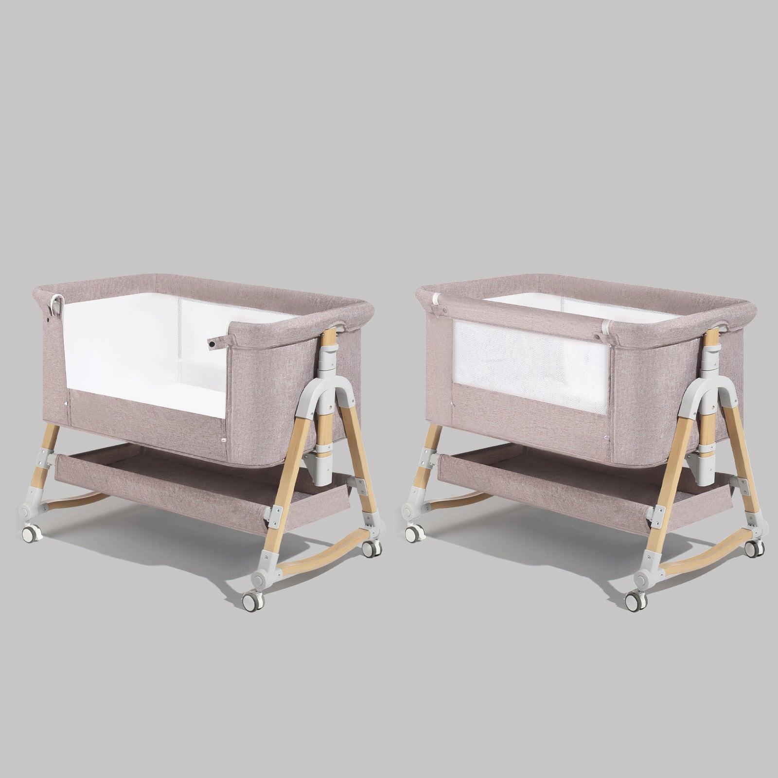 Berço Portátil HARPPA Cuddly + Kit Bebê 15 Itens – Enxoval Completo + Banho - BABYLIFEBaby Bassinet Bedside SleeperMinha lojaBABYLIFEHABC0003KQA1-US784365882739marrom claroBerço Portátil HARPPA Cuddly + Kit Bebê 15 Itens – Enxoval Completo + Banho