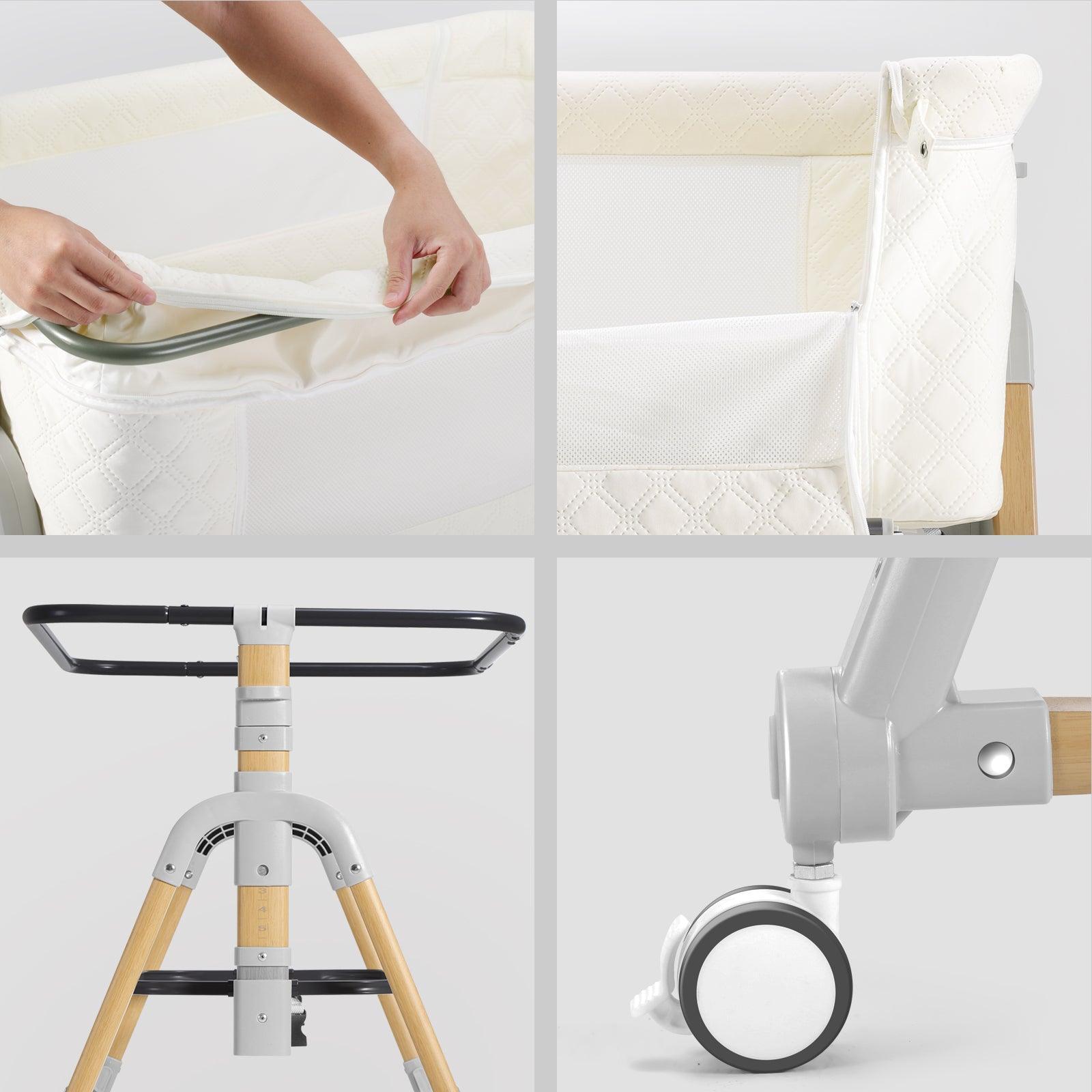 Berço Portátil HARPPA Cuddly + Kit Bebê 15 Itens – Enxoval Completo + Banho - BABYLIFEBaby Bassinet Bedside SleeperMinha lojaBABYLIFEHABC0003WH709688499228BrancoBerço Portátil HARPPA Cuddly + Kit Bebê 15 Itens – Enxoval Completo + Banho