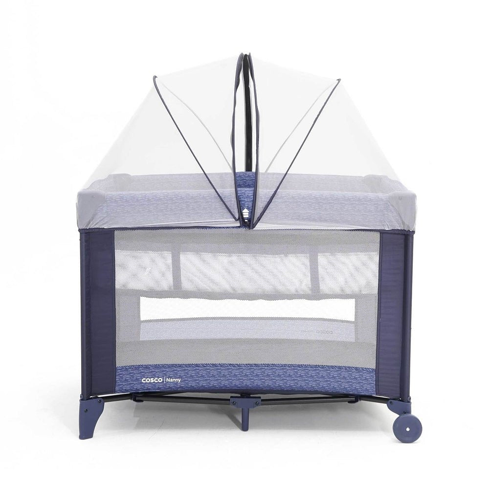 Berço Portátil Nanny - BABYLIFEBerço PortátilMinha lojaBABYLIFEIMP02284Azul RajadoBerço Portátil Nanny