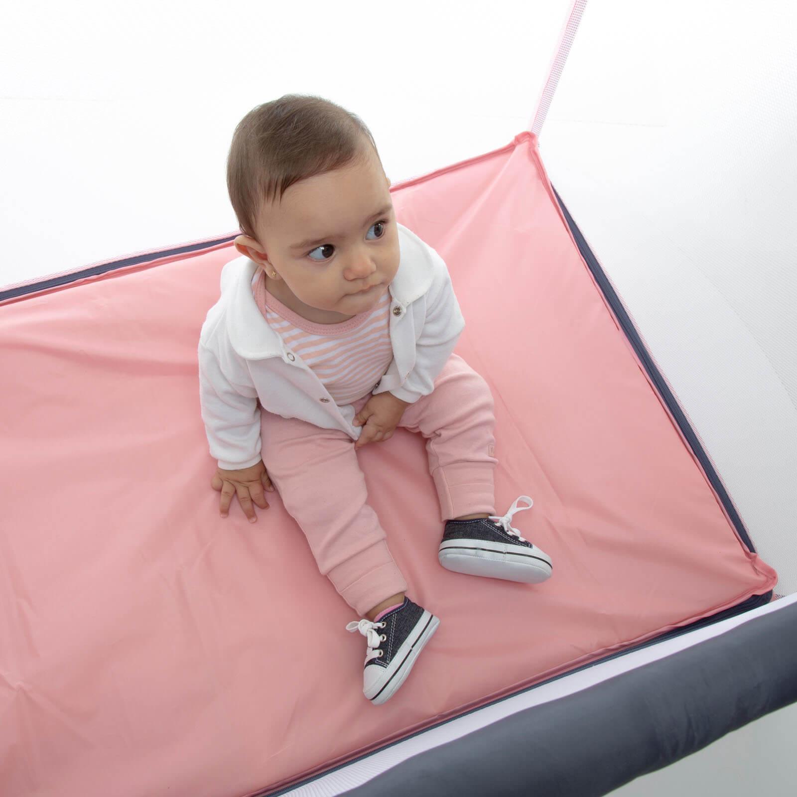 Berço Portátil Origin - BABYLIFEBerço PortátilMinha lojaBABYLIFEIMP01482RosaBerço Portátil Origin