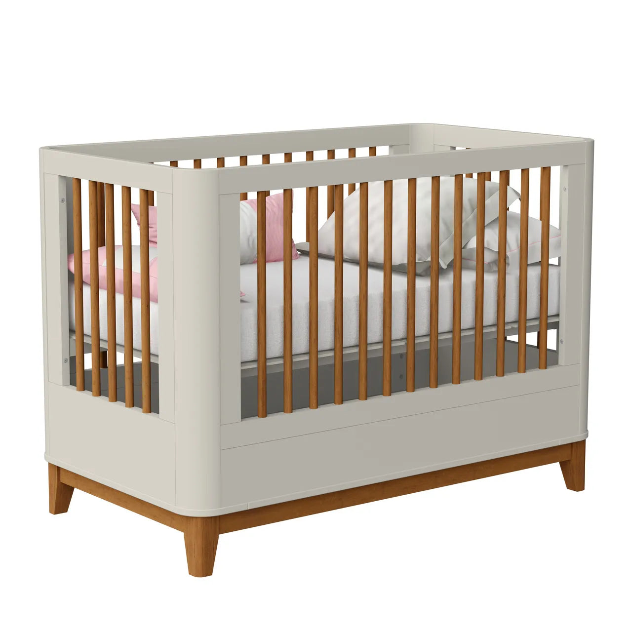 Berço Boom Slim 3 em 1 e Cômoda Boom Classic Móveis Reller