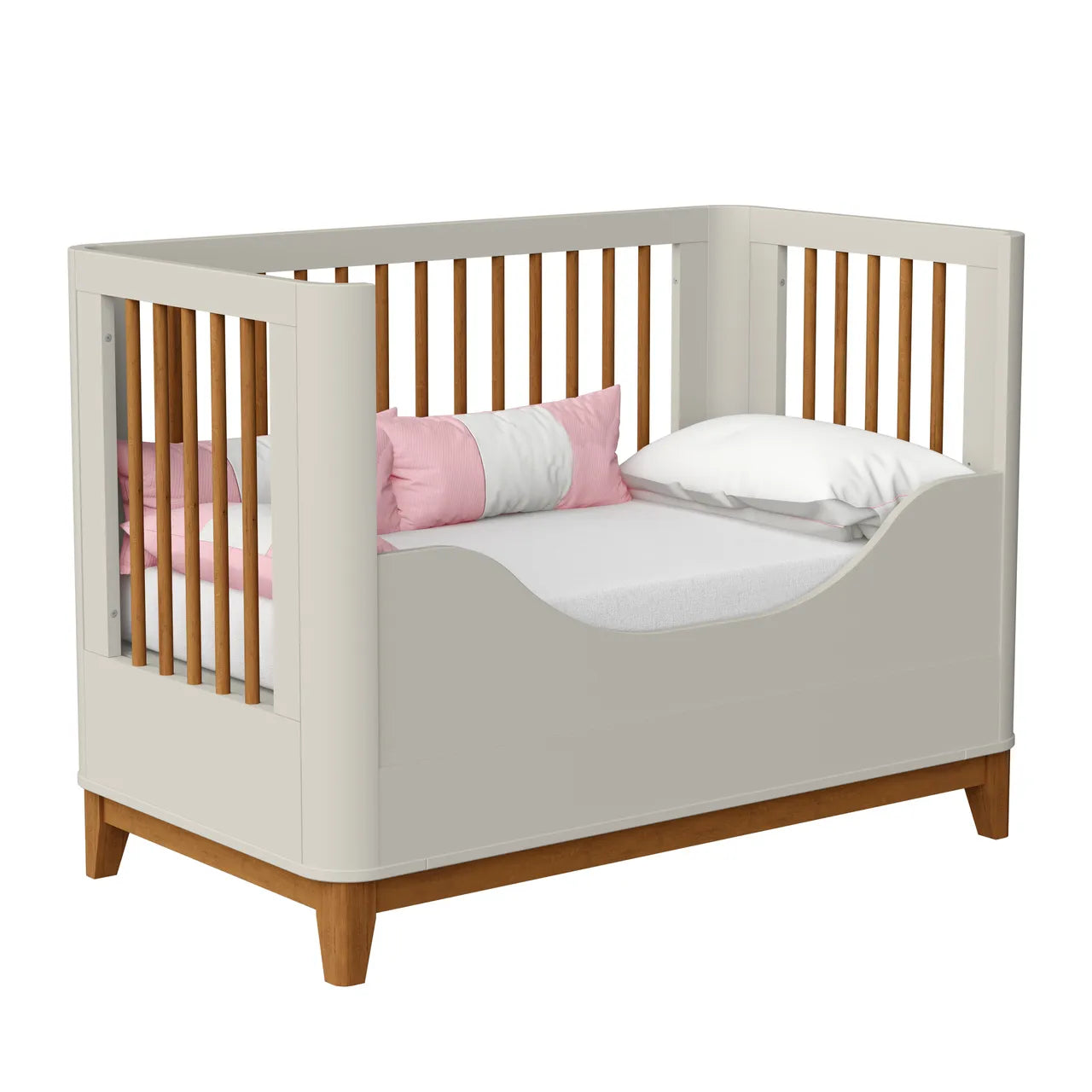 Berço Boom Slim 3 em 1 e Cômoda Boom Classic Móveis Reller