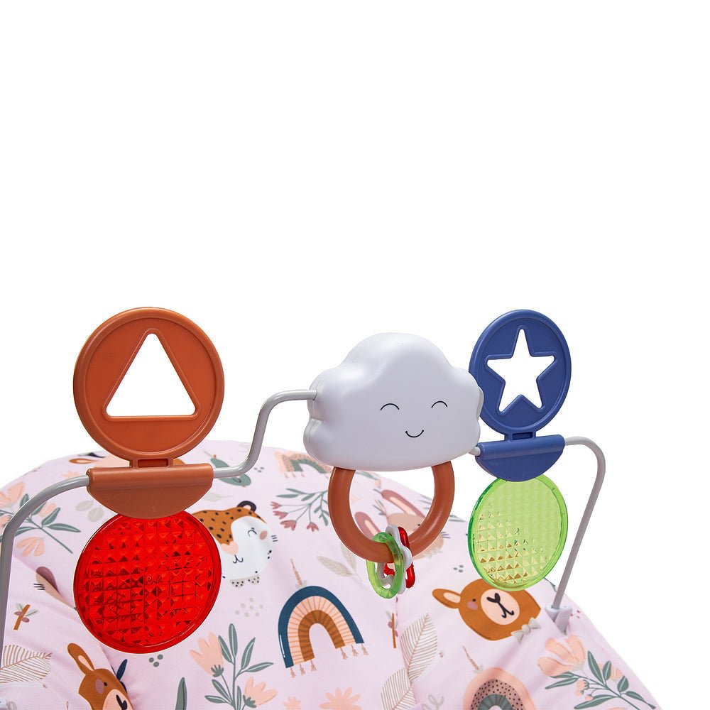 Cadeira de Descanso Bouncer Zeen - BABYLIFEBouncerMinha lojaBABYLIFEIMP02453Rosa FlorestaCadeira de Descanso Bouncer Zeen