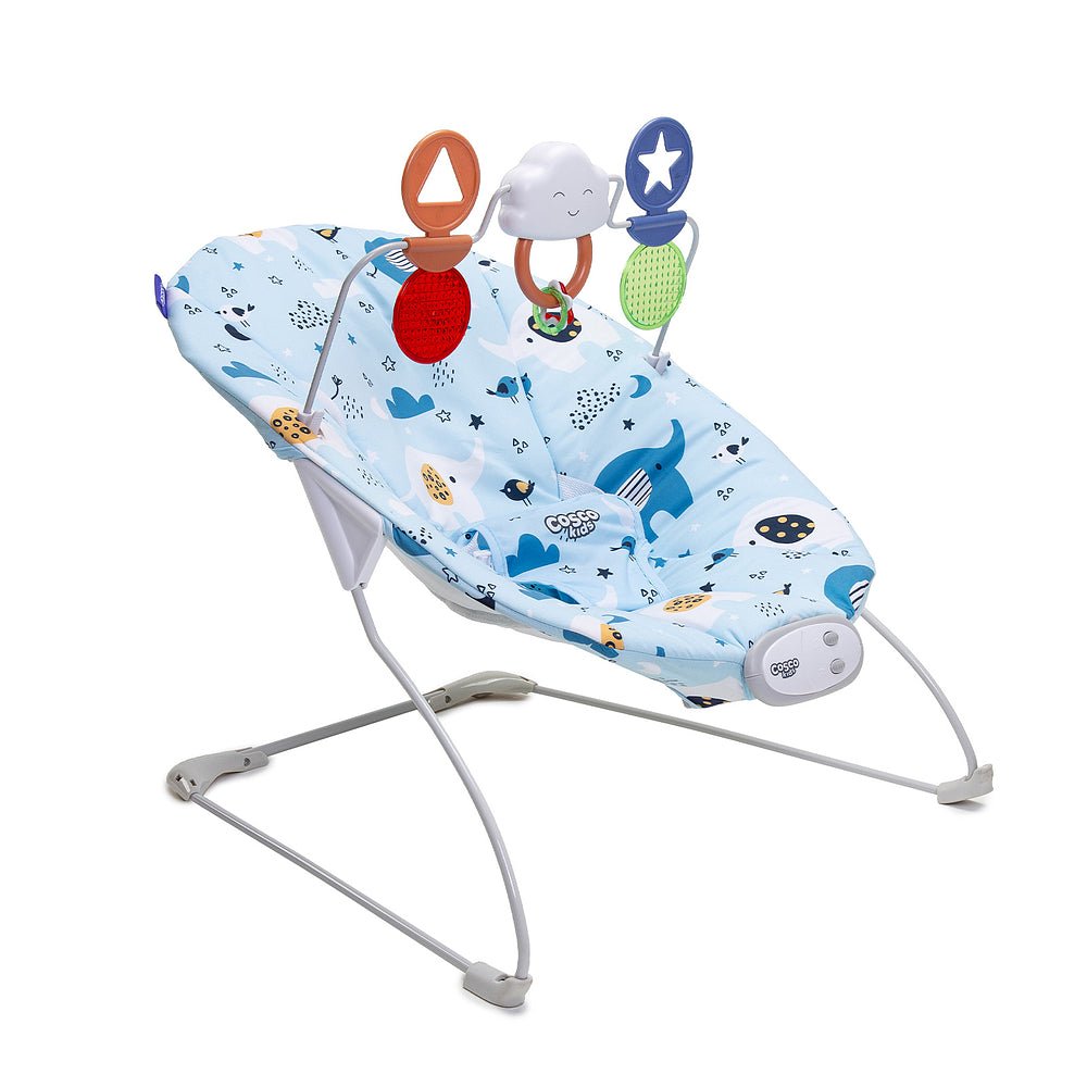 Cadeira de Descanso Bouncer Zeen - BABYLIFEBouncerMinha lojaBABYLIFEIMP02454Azul ElefanteCadeira de Descanso Bouncer Zeen