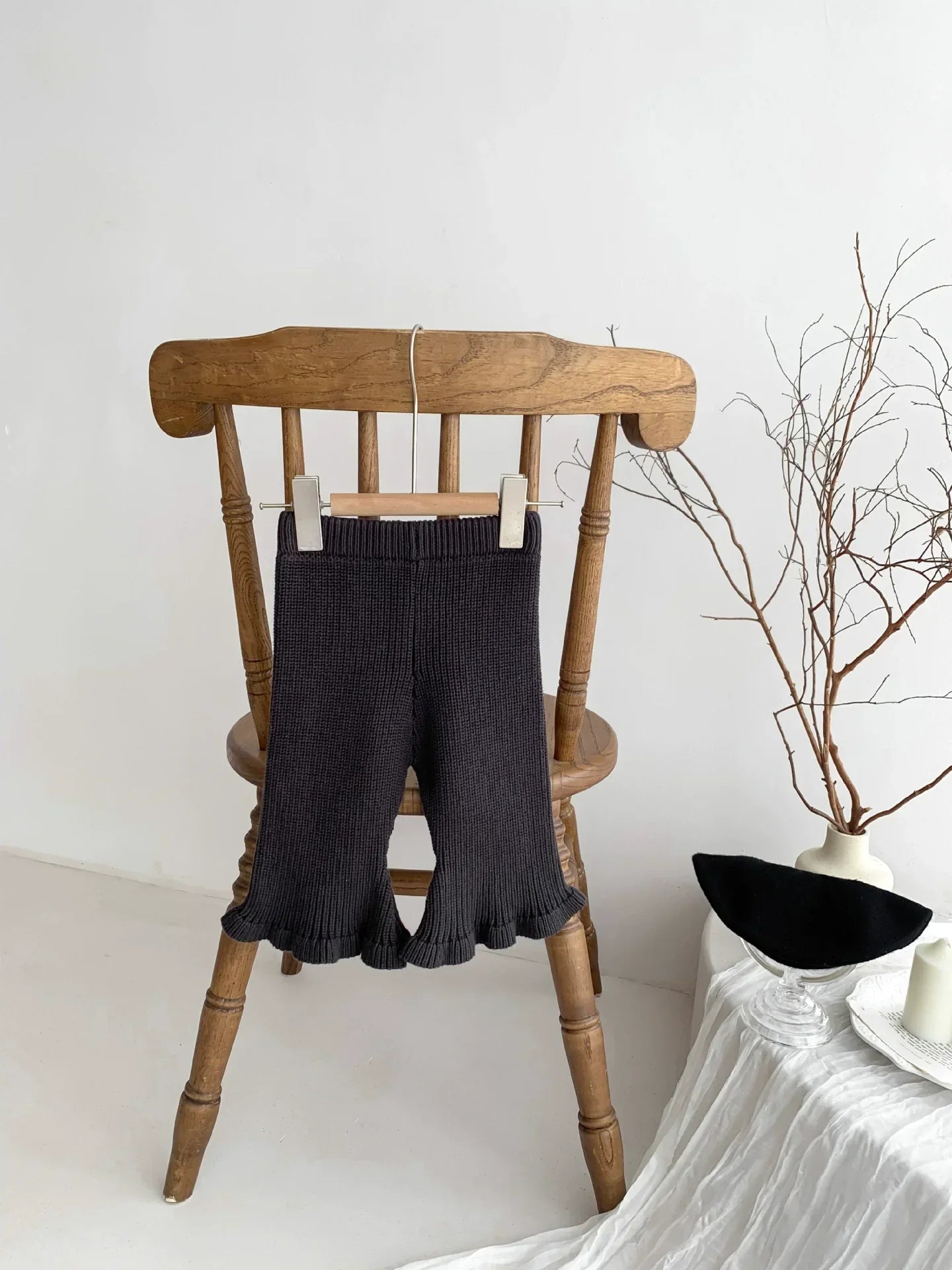 Calça Infantil de Tricô Pantalona - BABYLIFEBabyLifeBABYLIFEPretoCalça Infantil de Tricô Pantalona0 - 3 Meses