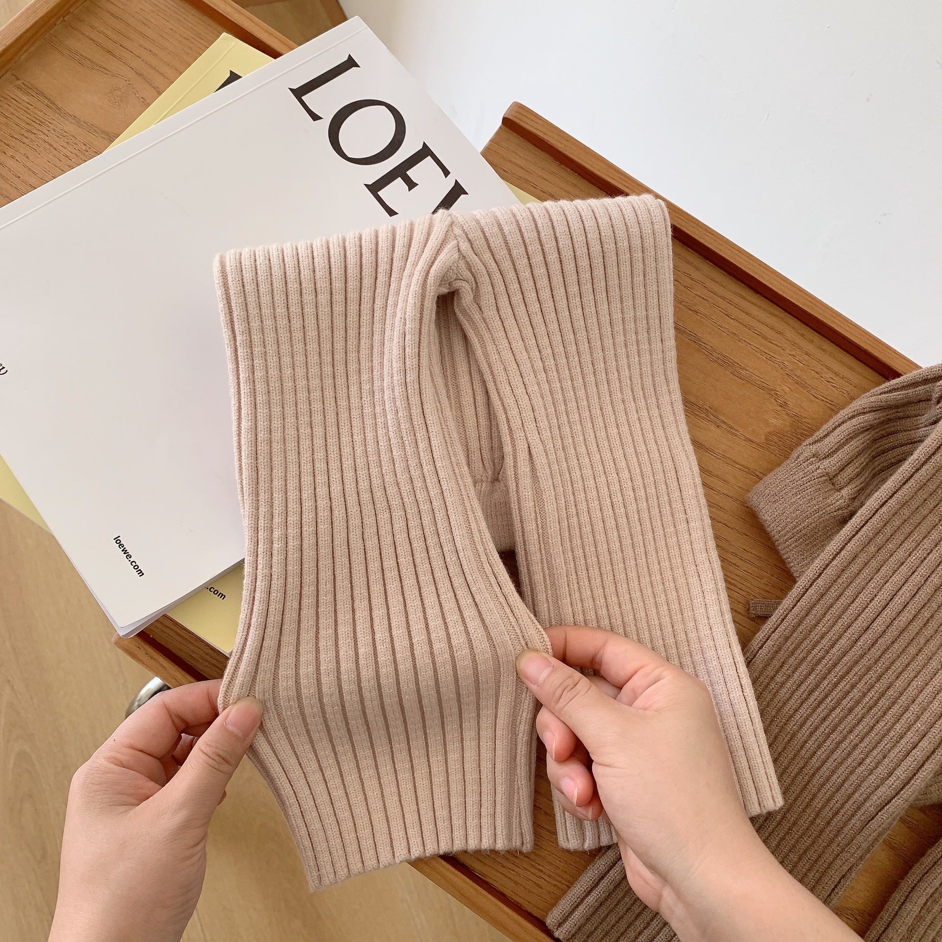 Calça Infantil Feminina Feminina Tricô Mussi - BABYLIFEBabyLifeBABYLIFEBegeCalça Infantil Feminina Feminina Tricô Mussi6 - 12 Meses