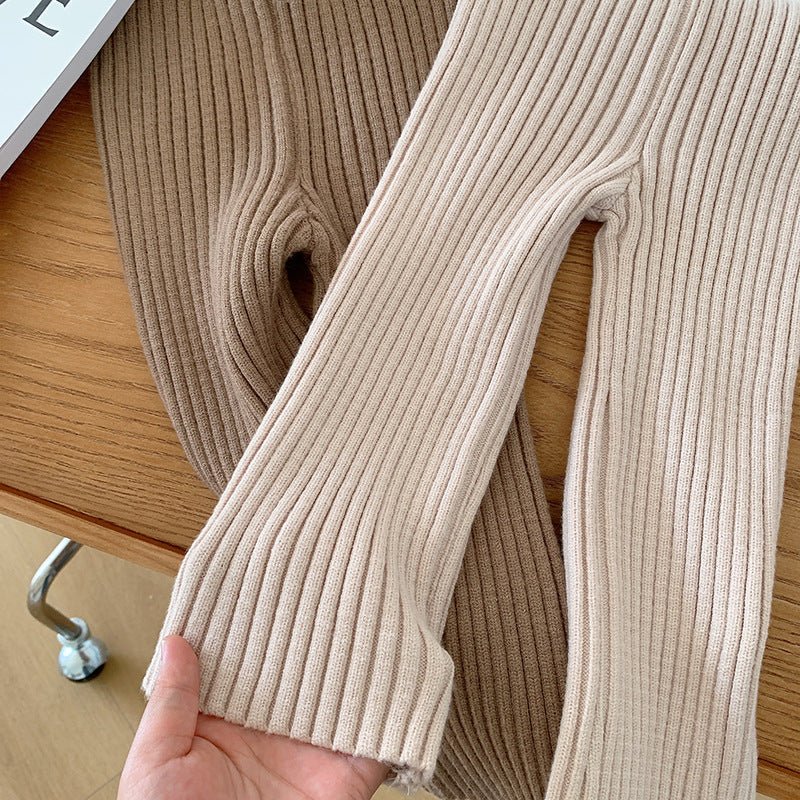 Calça Infantil Feminina Feminina Tricô Mussi - BABYLIFEBabyLifeBABYLIFEBegeCalça Infantil Feminina Feminina Tricô Mussi6 - 12 Meses