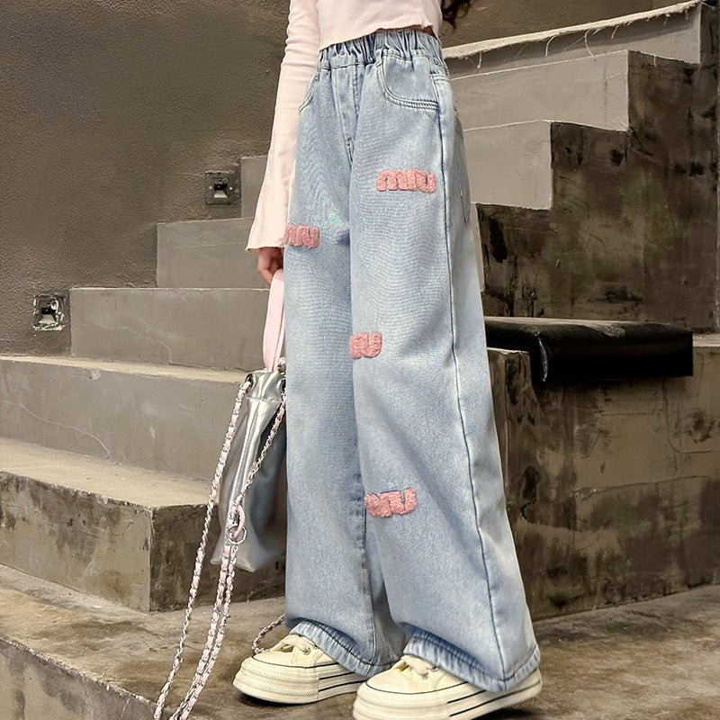 Calça Infantil Feminina Jeans Miumiu - BABYLIFEBabyLifeBABYLIFE4 - 5 AnosCalça Infantil Feminina Jeans Miumiu