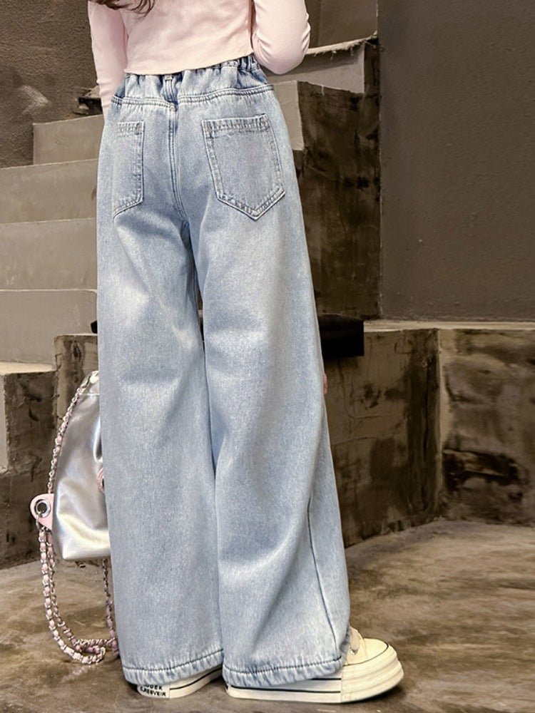 Calça Infantil Feminina Jeans Miumiu - BABYLIFEBabyLifeBABYLIFE4 - 5 AnosCalça Infantil Feminina Jeans Miumiu