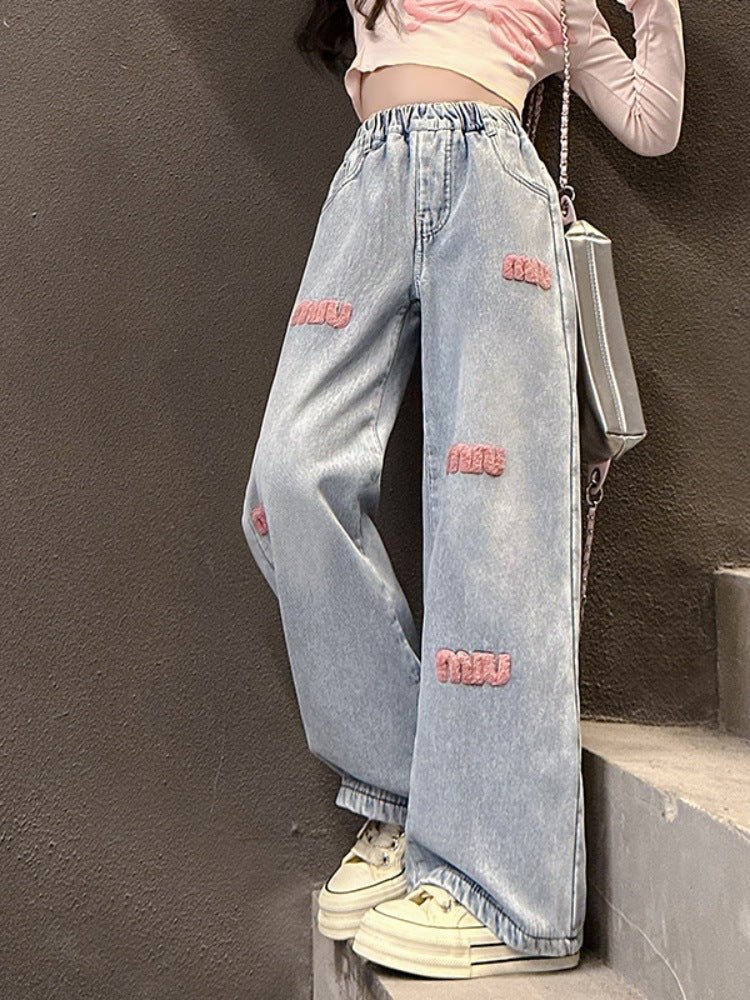 Calça Infantil Feminina Jeans Miumiu - BABYLIFEBabyLifeBABYLIFE4 - 5 AnosCalça Infantil Feminina Jeans Miumiu