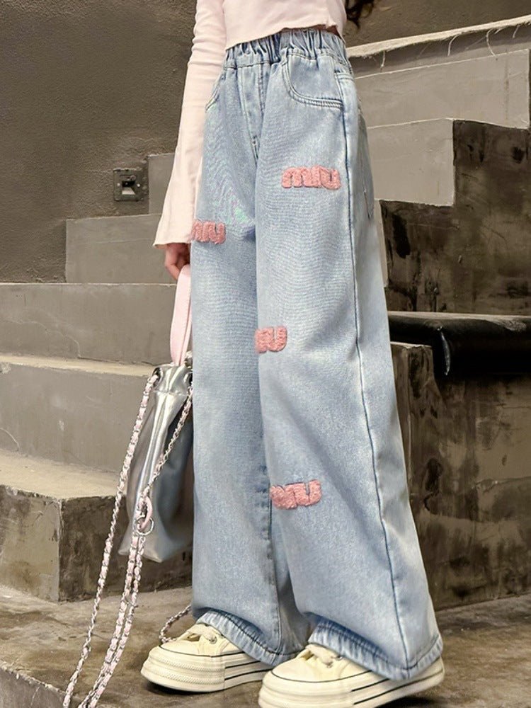 Calça Infantil Feminina Jeans Miumiu - BABYLIFEBabyLifeBABYLIFE4 - 5 AnosCalça Infantil Feminina Jeans Miumiu