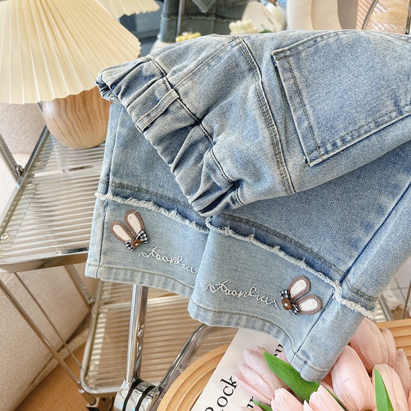 Calça Infantil Feminina Jeans Orelinha - BABYLIFEBabyLifeBABYLIFE1 - 2 AnosCalça Infantil Feminina Jeans Orelinha