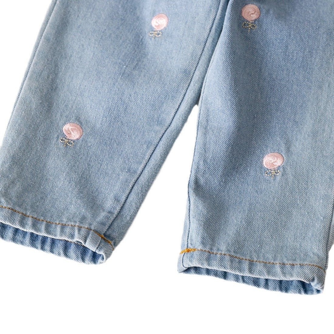 Calça Infantil Feminina Jeans Pirulitinho - BABYLIFEBabyLifeBABYLIFE1 - 2 AnosCalça Infantil Feminina Jeans Pirulitinho