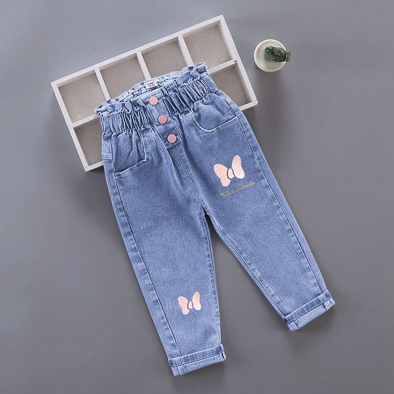 Calça Infantil Jeans Borboletinhas - BABYLIFEBabyLifeBABYLIFE1 - 2 AnosCalça Infantil Jeans Borboletinhas