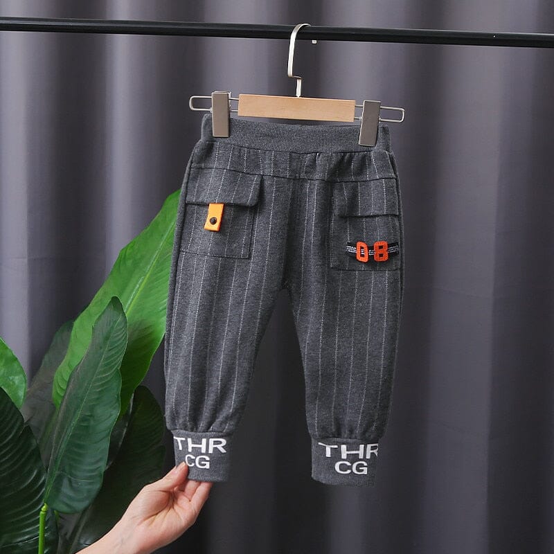 Calça Infantil Masculina Listras - BABYLIFEBabyLifeBABYLIFE14:771XY P 08 GRAY;200000463:200169197CinzaCalça Infantil Masculina Listras6 - 9 Meses