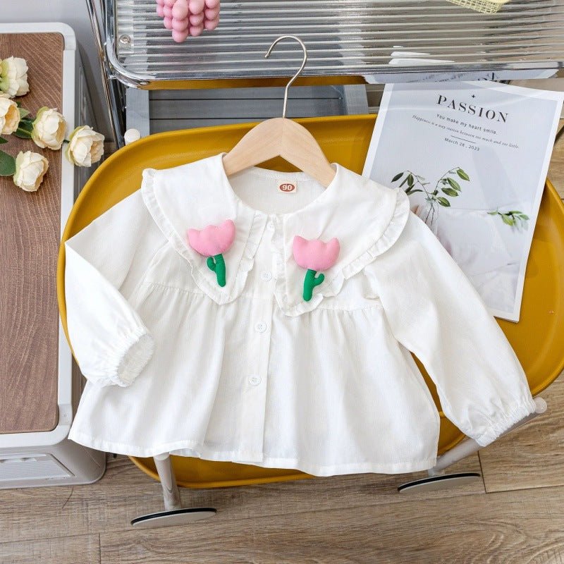 Camisa Infantil Feminina Branca Golinha - BABYLIFEBabyLifeBABYLIFERosinhaCamisa Infantil Feminina Branca Golinha6 - 12 Meses