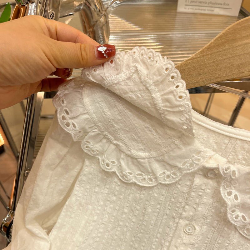 Camisa Infantil Feminina Rendada - BABYLIFEBabyLifeBABYLIFE1 - 2 AnosCamisa Infantil Feminina Rendada