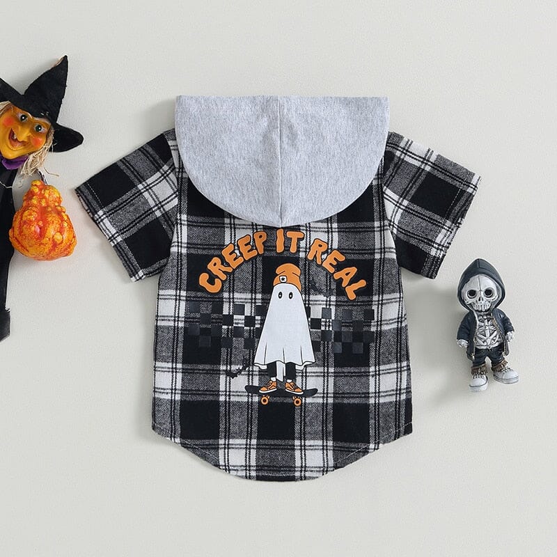 Camisa Infantil Masculina Xadrez halloween - BABYLIFEBabyLifeBABYLIFE200000463:2006618966 - 12 MesesCamisa Infantil Masculina Xadrez halloween