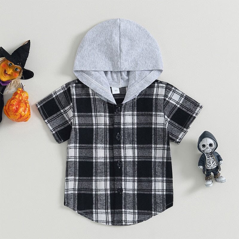Camisa Infantil Masculina Xadrez halloween - BABYLIFEBabyLifeBABYLIFE200000463:2006618966 - 12 MesesCamisa Infantil Masculina Xadrez halloween