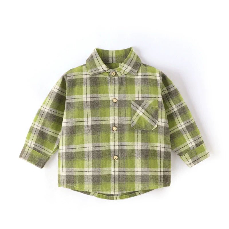 Camisa Infantil Masculina Xadrez - BABYLIFEBabyLifeBABYLIFEVerde e CinzaCamisa Infantil Masculina Xadrez6 - 12 Meses