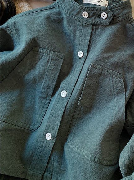 Camisa Infantil Moderna Bolsinho e Botões - BABYLIFEBabyLifeBABYLIFEVerdeCamisa Infantil Moderna Bolsinho e Botões1 - 2 Anos