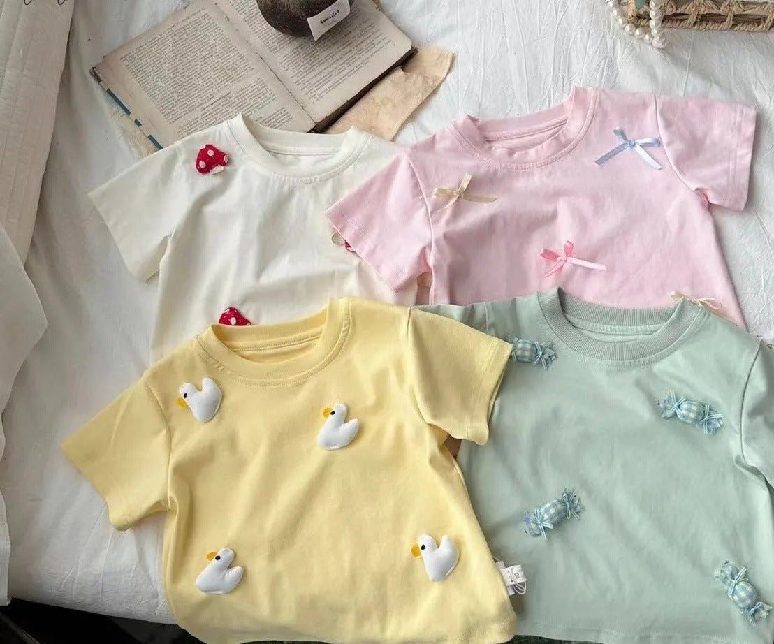 Camiseta Infantil Feminina Verão - BABYLIFEBabyLifeBABYLIFERosaCamiseta Infantil Feminina Verão1 - 2 Anos