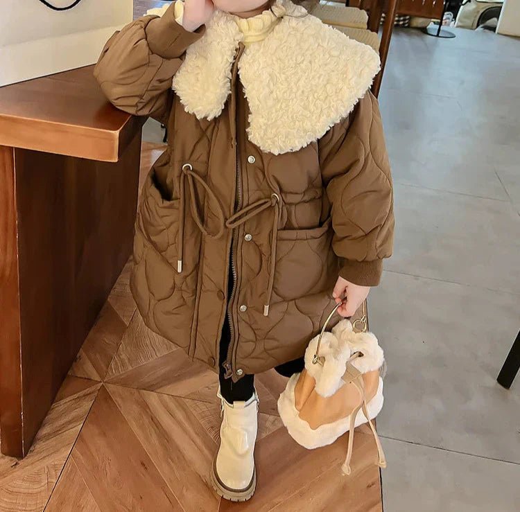 Casaco Infantil Feminino Acolchoado Pelinhos - BABYLIFEBabyLifeBABYLIFEMarromCasaco Infantil Feminino Acolchoado Pelinhos1 - 2 Anos