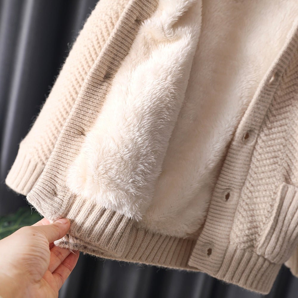 Casaco Infantil Feminino Forrado Bolsinhos - BABYLIFEBabyLifeBABYLIFE6 - 12 MesesCasaco Infantil Feminino Forrado Bolsinhos