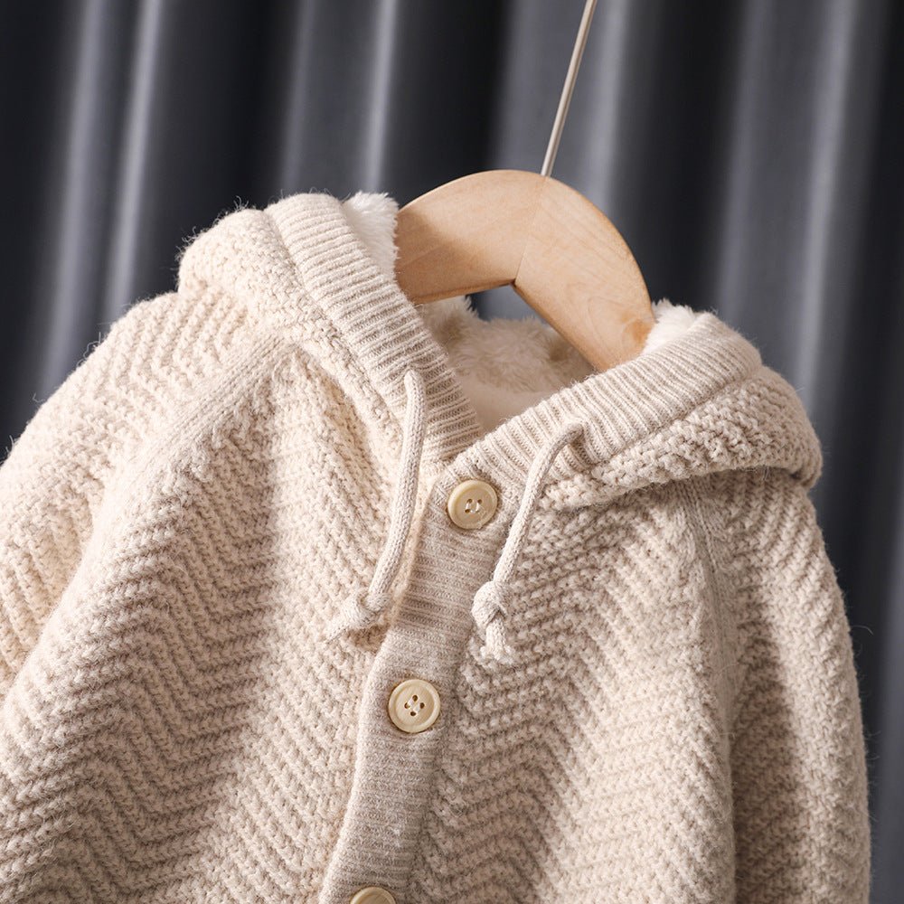 Casaco Infantil Feminino Forrado Bolsinhos - BABYLIFEBabyLifeBABYLIFE6 - 12 MesesCasaco Infantil Feminino Forrado Bolsinhos