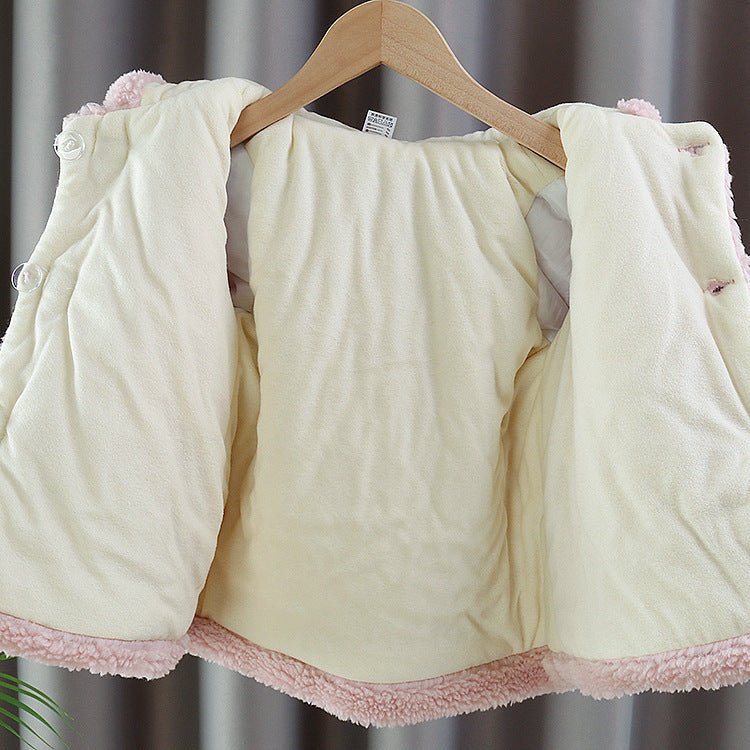 Casaco Infantil Feminino Grosso Lacinhos - BABYLIFEBabyLifeBABYLIFERosaCasaco Infantil Feminino Grosso Lacinhos6 - 12 Meses