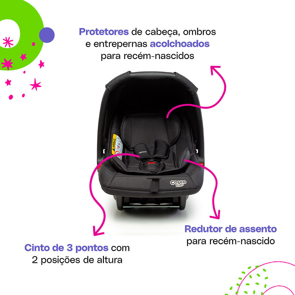 Bebê Conforto Wizz com Base