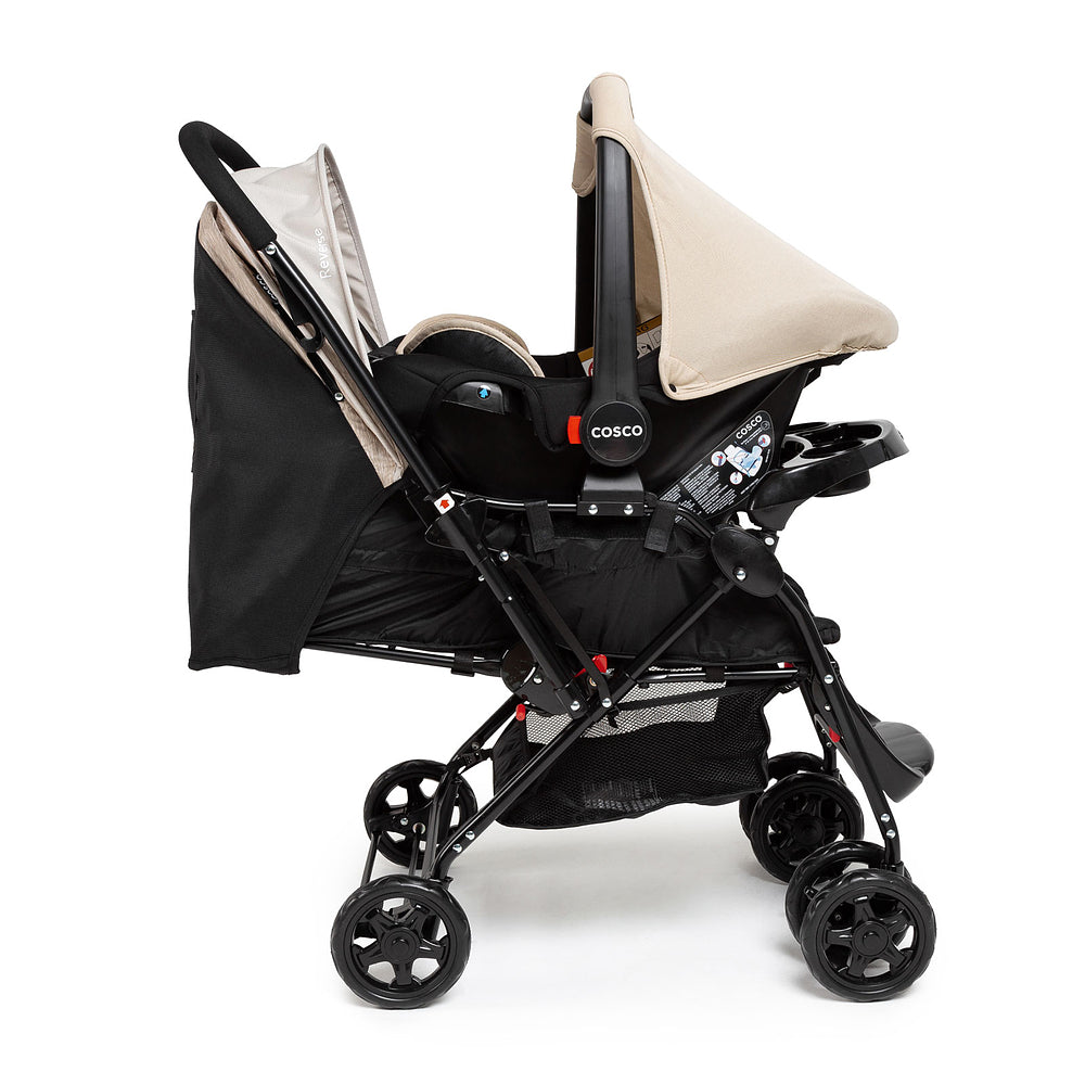 Travel System Reverse Duo + Kit Premium: Mosquiteiro & Organizador