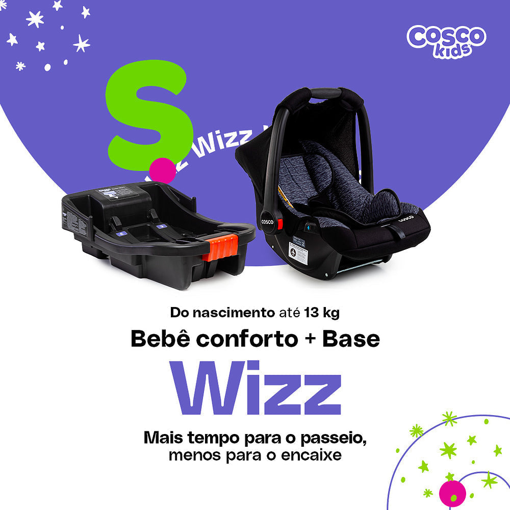 Bebê Conforto Wizz com Base