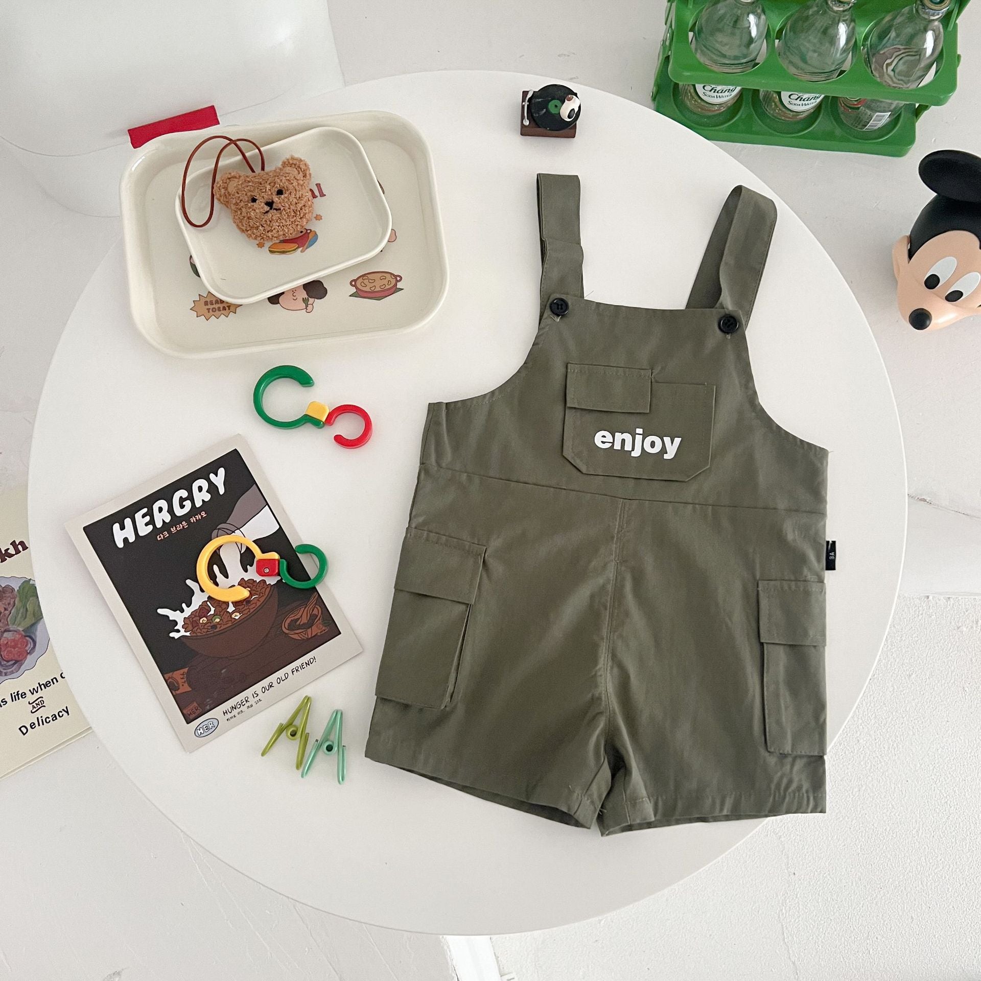 Jardineira Infantil Enjoy Bolsinho - BABYLIFEBabyLifeBABYLIFEVerdeJardineira Infantil Enjoy Bolsinho0 - 3 Meses