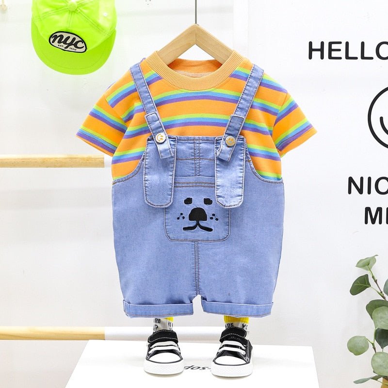 Jardineira Infantil Masculina Dog - BABYLIFEConjuntoBabyLifeBABYLIFE14:350852Orange;200000463:20066189612M-80CMLaranjaJardineira Infantil Masculina Dog9 - 12 meses