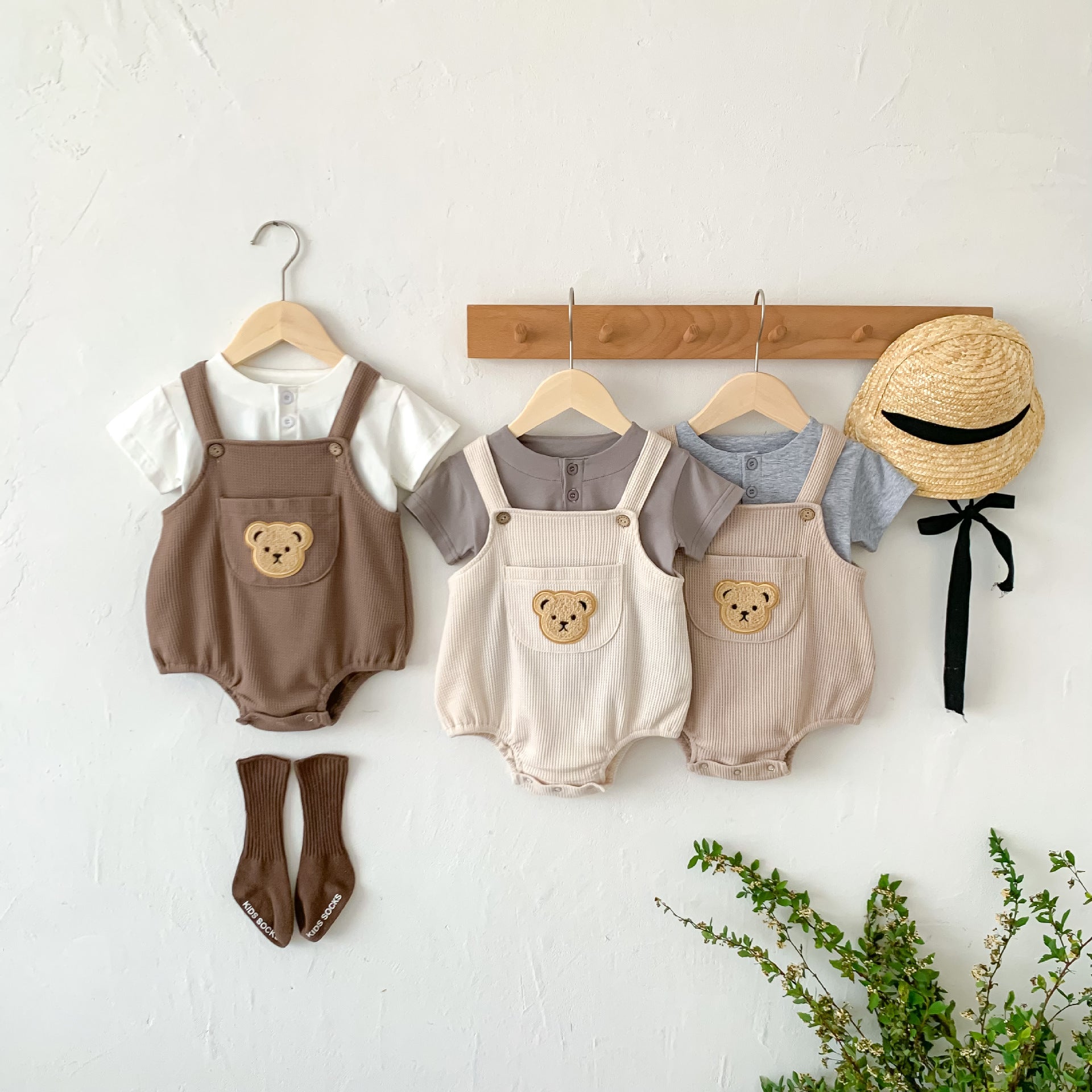 Jardineira Infantil Ursinho - BABYLIFEBabyLifeBABYLIFEMarromJardineira Infantil Ursinho0 - 3 Meses